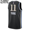 Dres Atlanta Hawks Trae Young Nike 2023-24 City Edition Crno Swingman - Dječji